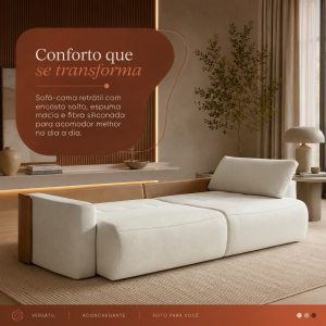 SOFA CAMA ORGANICO