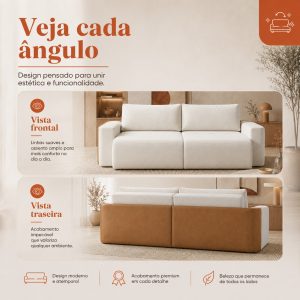 SOFA CAMA ORGANICO